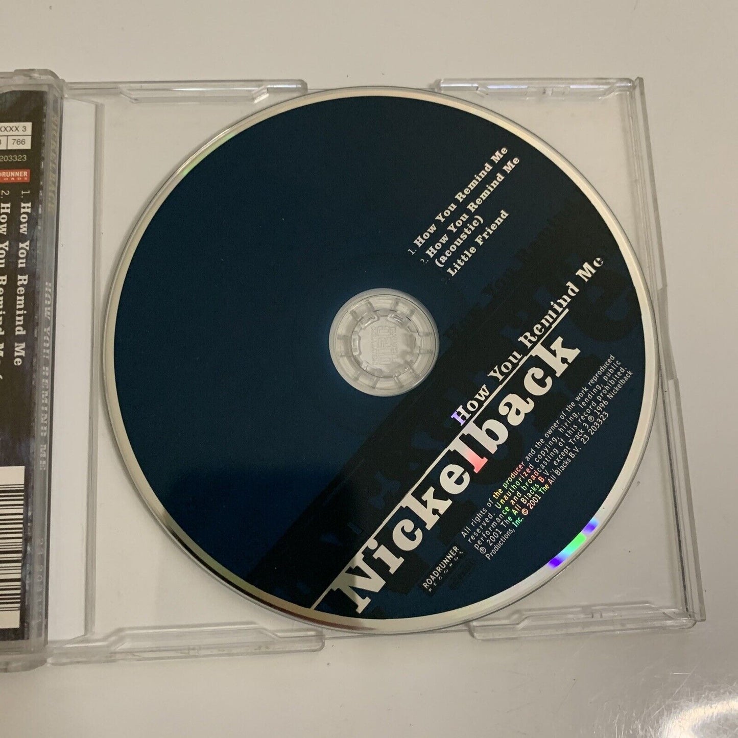 Nickelback – How You Remind Me (CD, 2001) Single