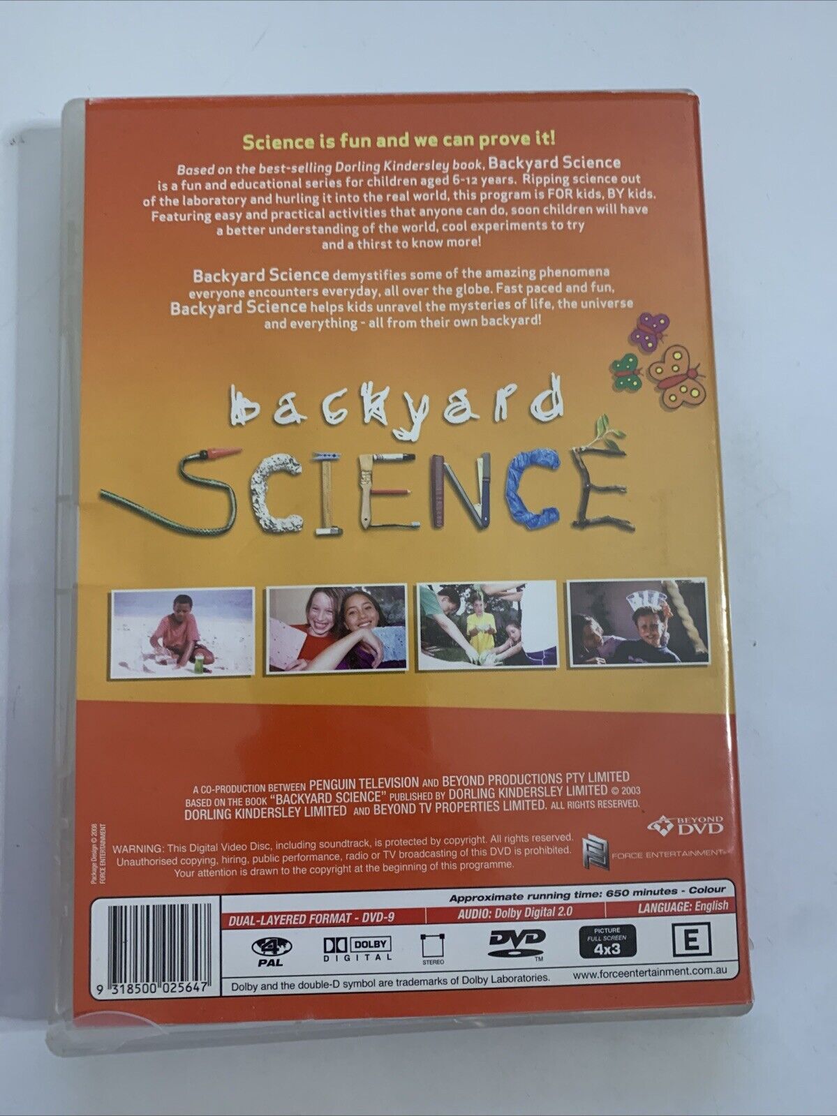 Backyard Science : Series 1 (DVD, 2004) Region 4