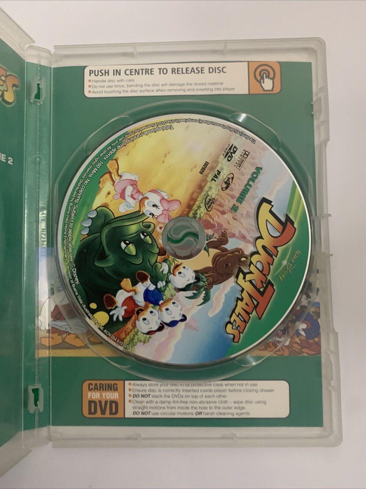 Ducktales : Volume 2 (DVD, 1987) Disney Animation Region 4