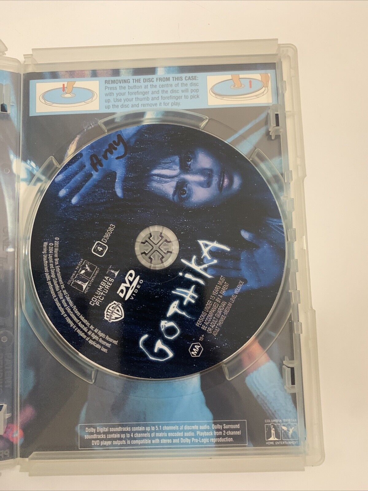 Gothika (DVD, 2003) Halle Berry, Robert Downey Jr Horror Film Region 4