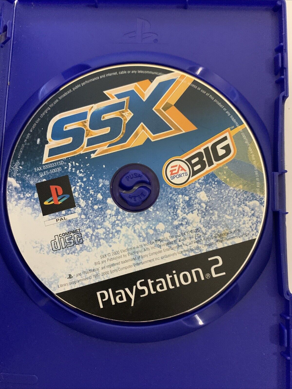 SSX PS2 Sony PlayStation 2 PAL Snowboarding Game