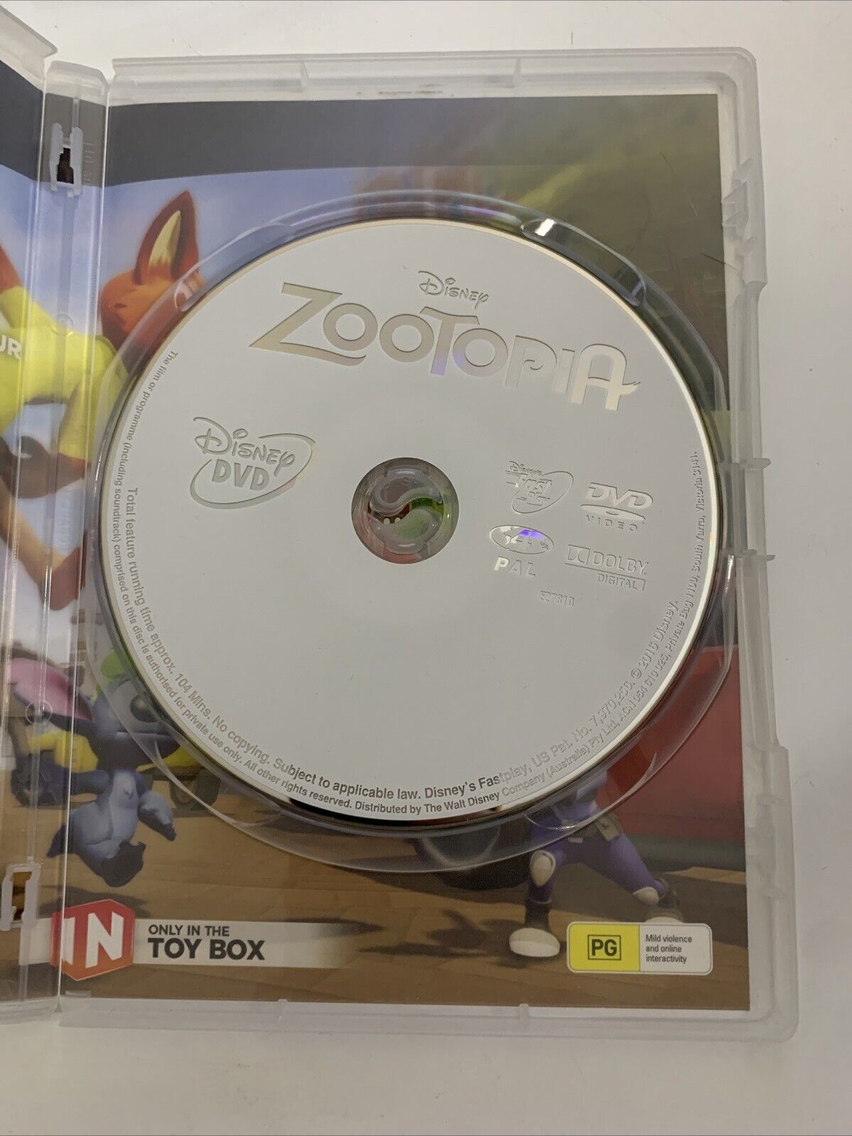 Zootopia (DVD, 2016) Disney Animated Film Region 4