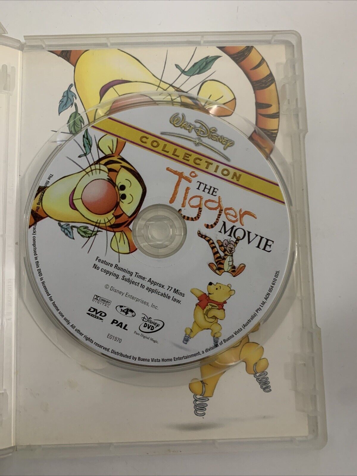 The Tigger Movie (DVD, 1999) Disney Animated Film Region 4