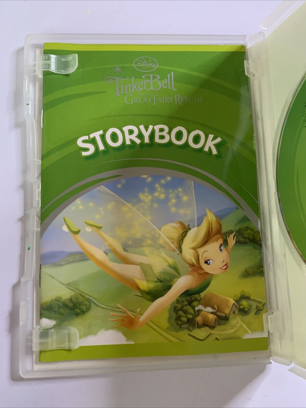 Disney Tinkerbell Book And The Great Fairytale Rescue (Read to Me Book CD, 2011)