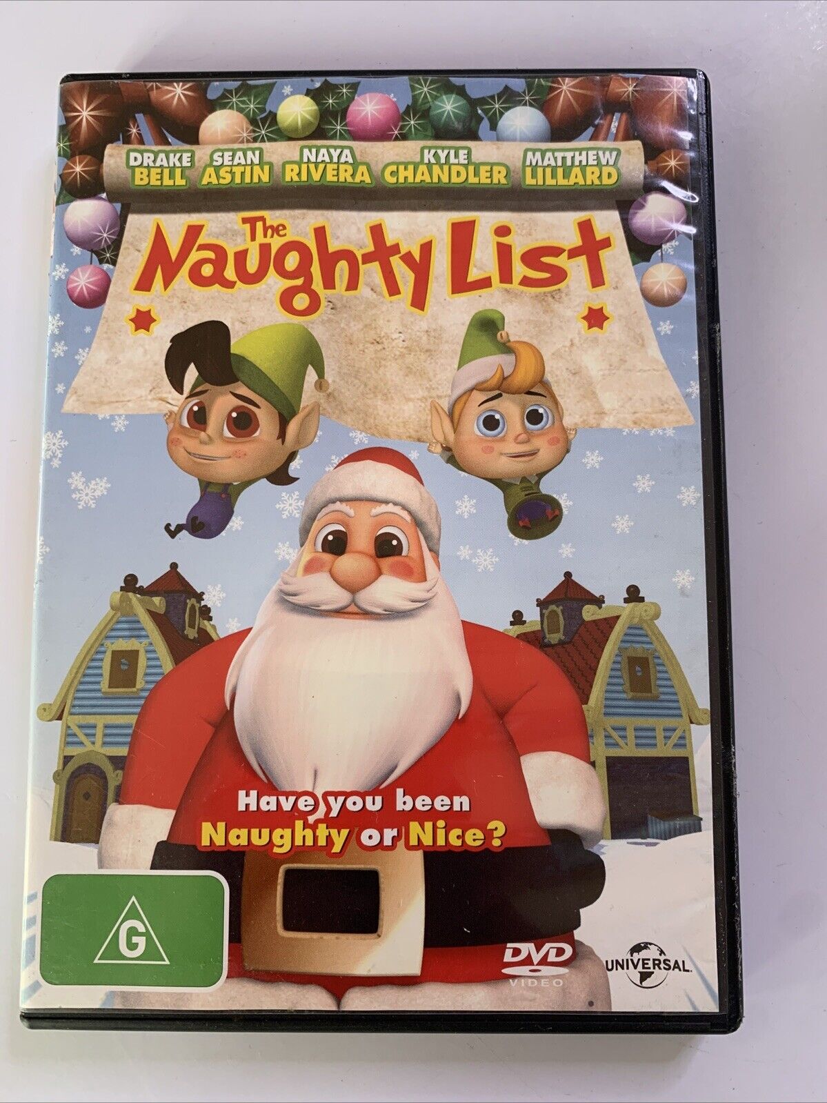 The Naughty List (DVD, 2013) Animated Movie Region 4