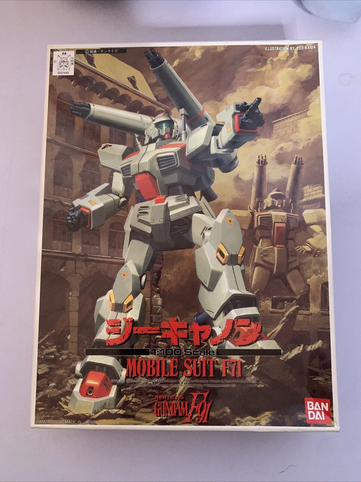 HG High Grade 1/100 F91 G Cannon Gundam Bandai Gunpla 1990 NEW