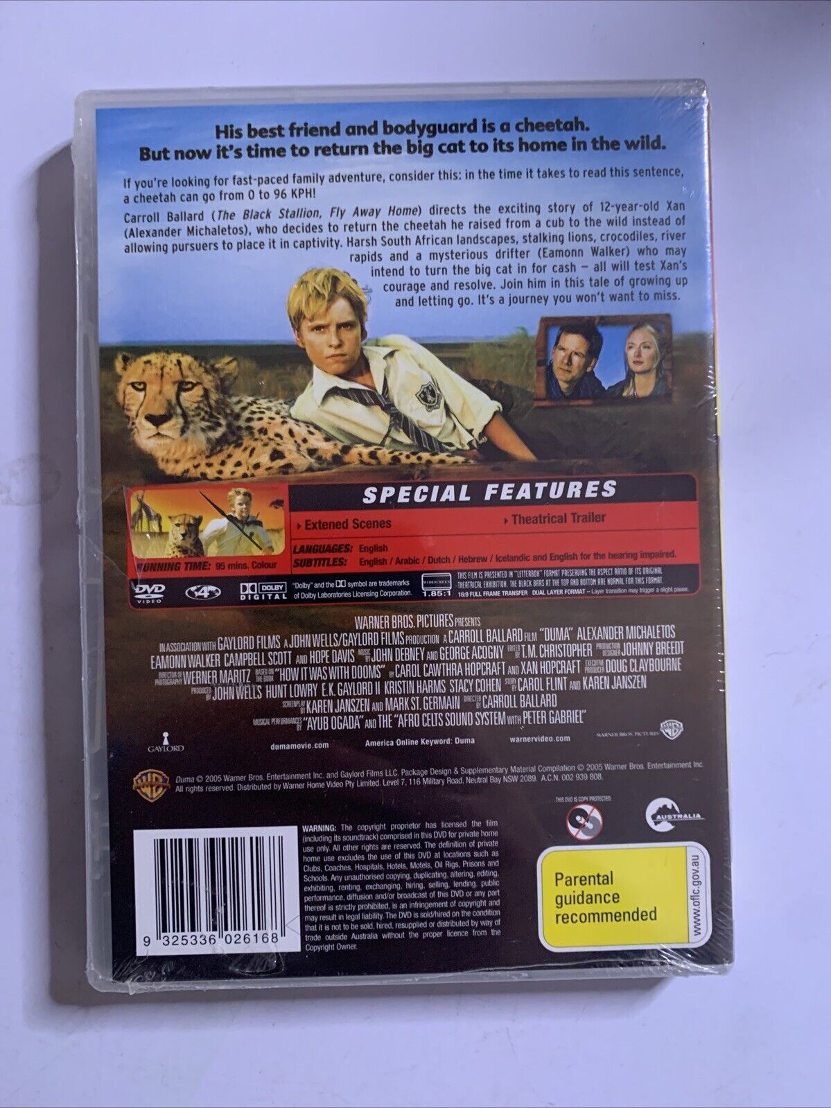 Duma (DVD, 2005) Eamonn Walker, Campbell Scott, Hope Davis Region 4 NEW