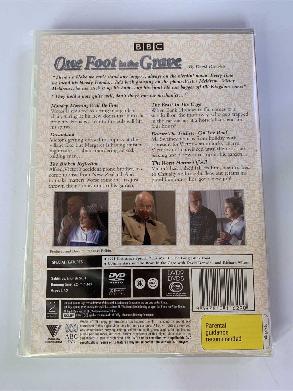 One Foot in the Grave : Series 3 + 1991 Christmas Special (DVD,1991) Region4 NEW