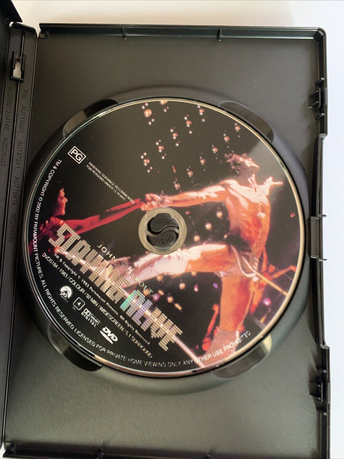 Staying Alive (DVD, 1983) John Travolta Region 4