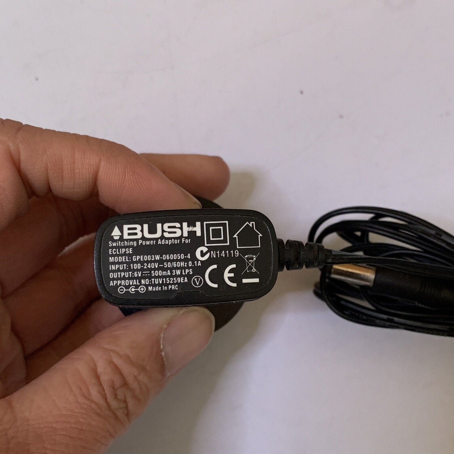 Bush Power Supply 6v Power Adapter GPE003W-060050-4