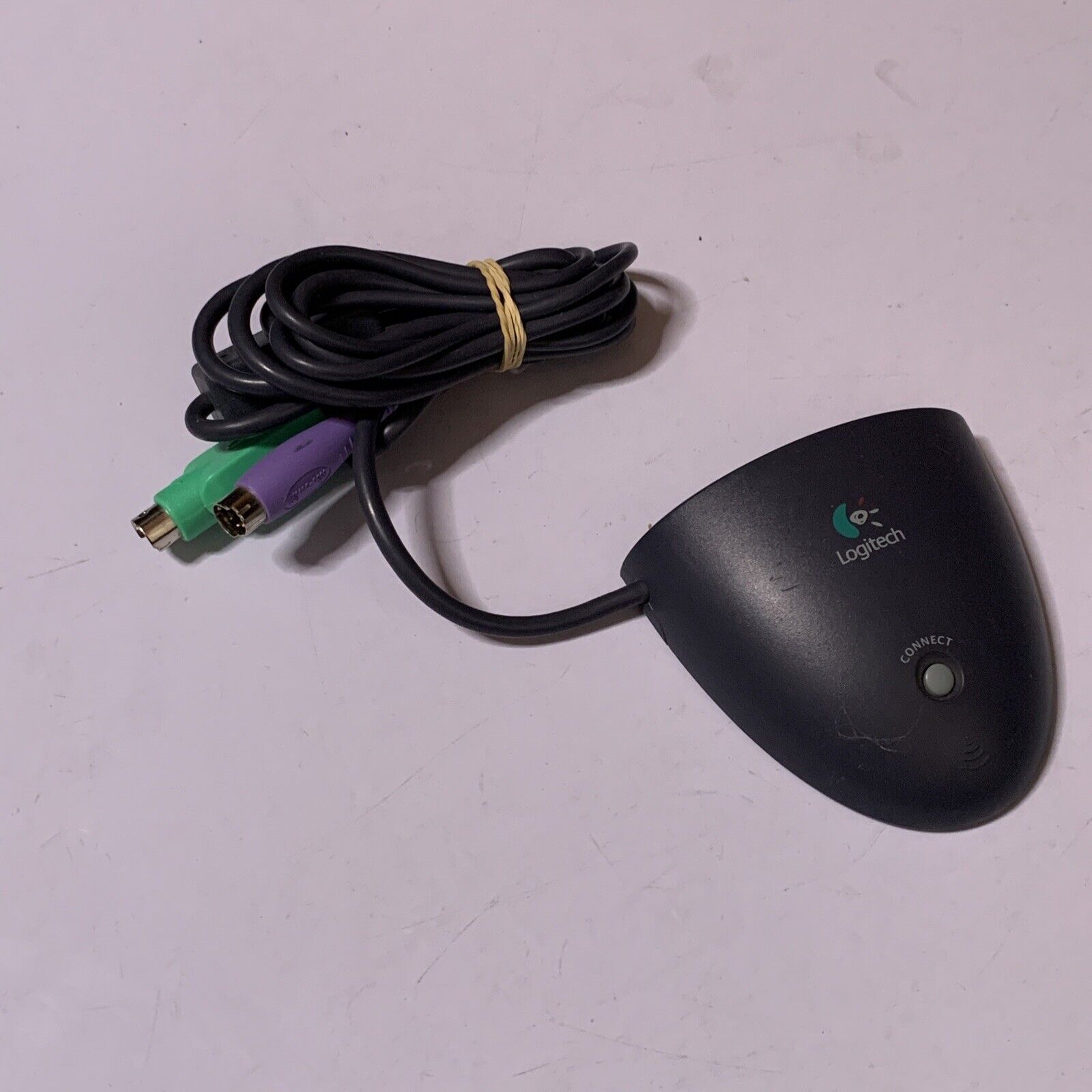 Logitech Cordless Mouse And Keyboard Receiver C BC7 DUAL Retro Unit Logitech Cordless Mouse And Keyboard Receiver C BC7 DUAL Retro Unit