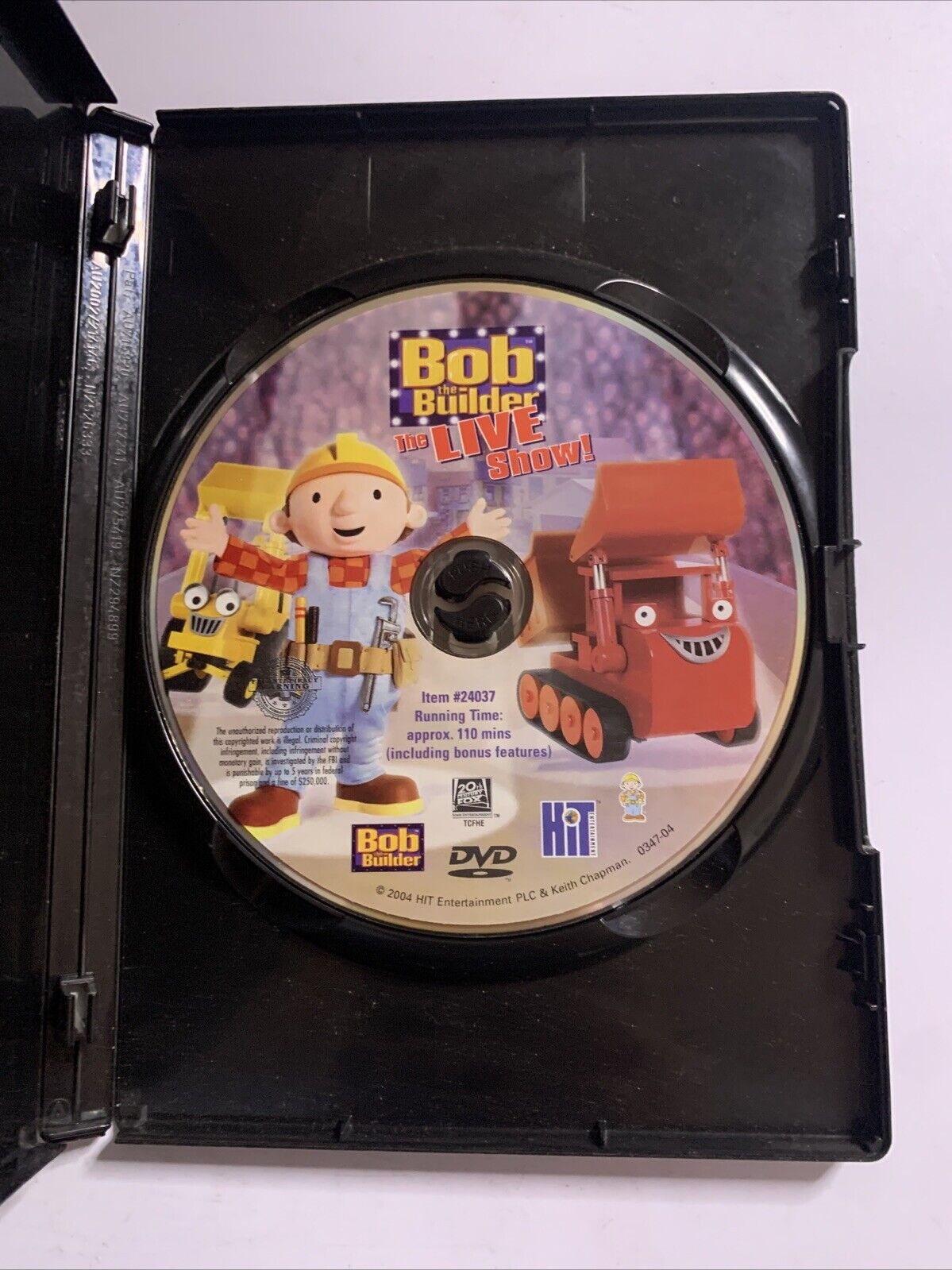 Bob The Builder The Live Show (DVD, 2004)