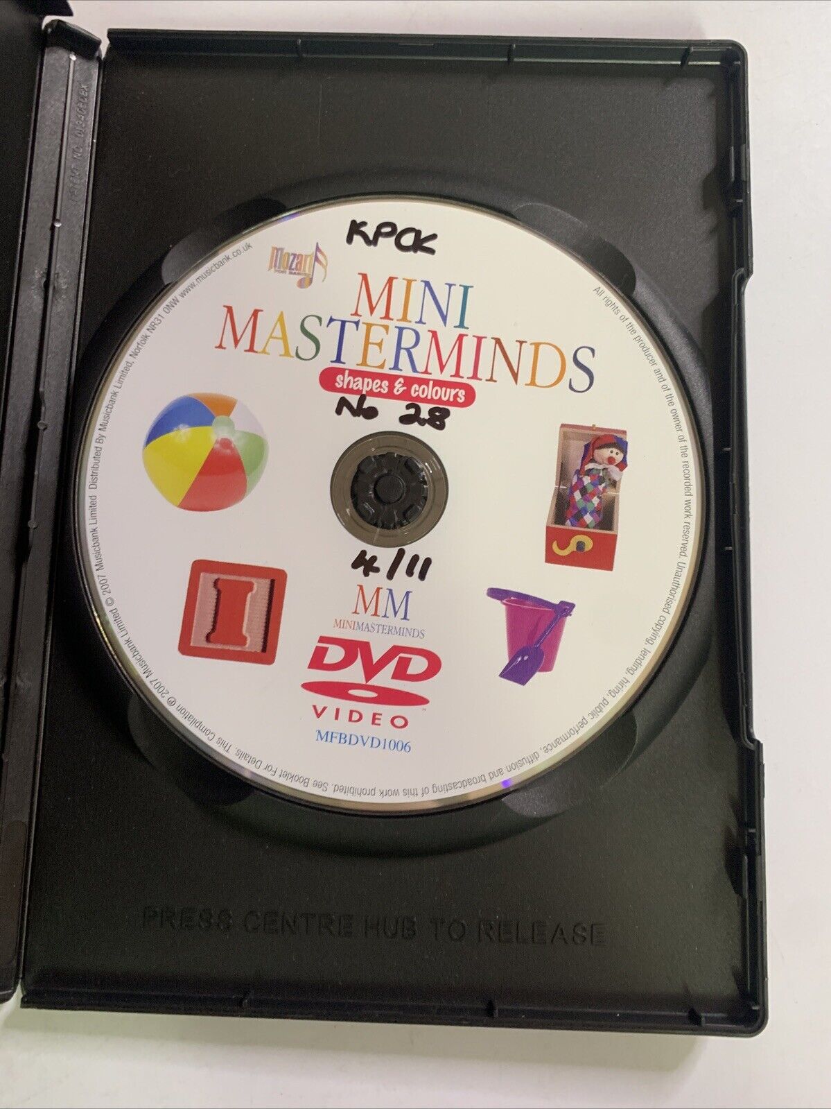 Mozart 4 Babies Mini Masterminds Shapes & Colours (DVD) Early Learning All Regio