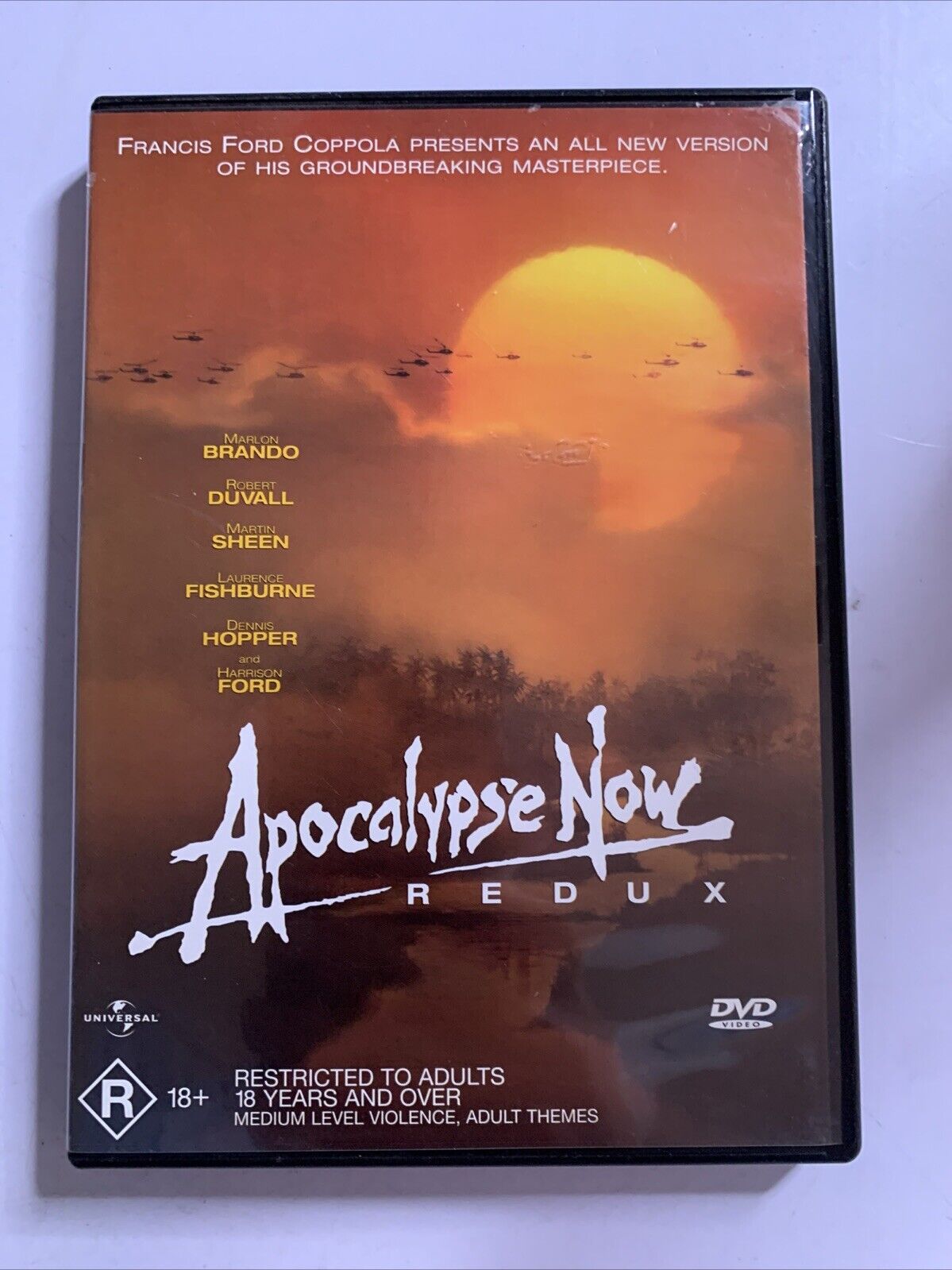 Apocalypse Now Redux (DVD, 1979) Marlon Brando, Martin Sheen Region 4
