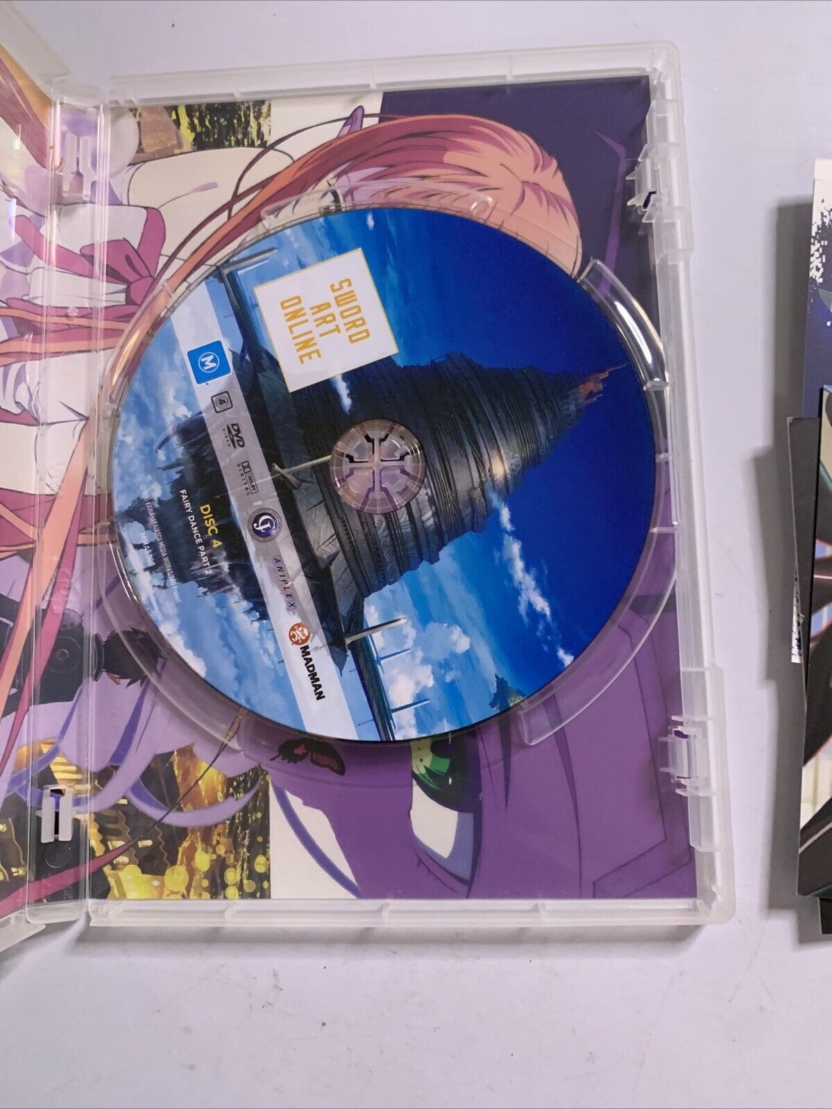 Sword Art Online Fairy Dance : Vol 4 : Part 2 (DVD, 2012) Region 4 with Postcard