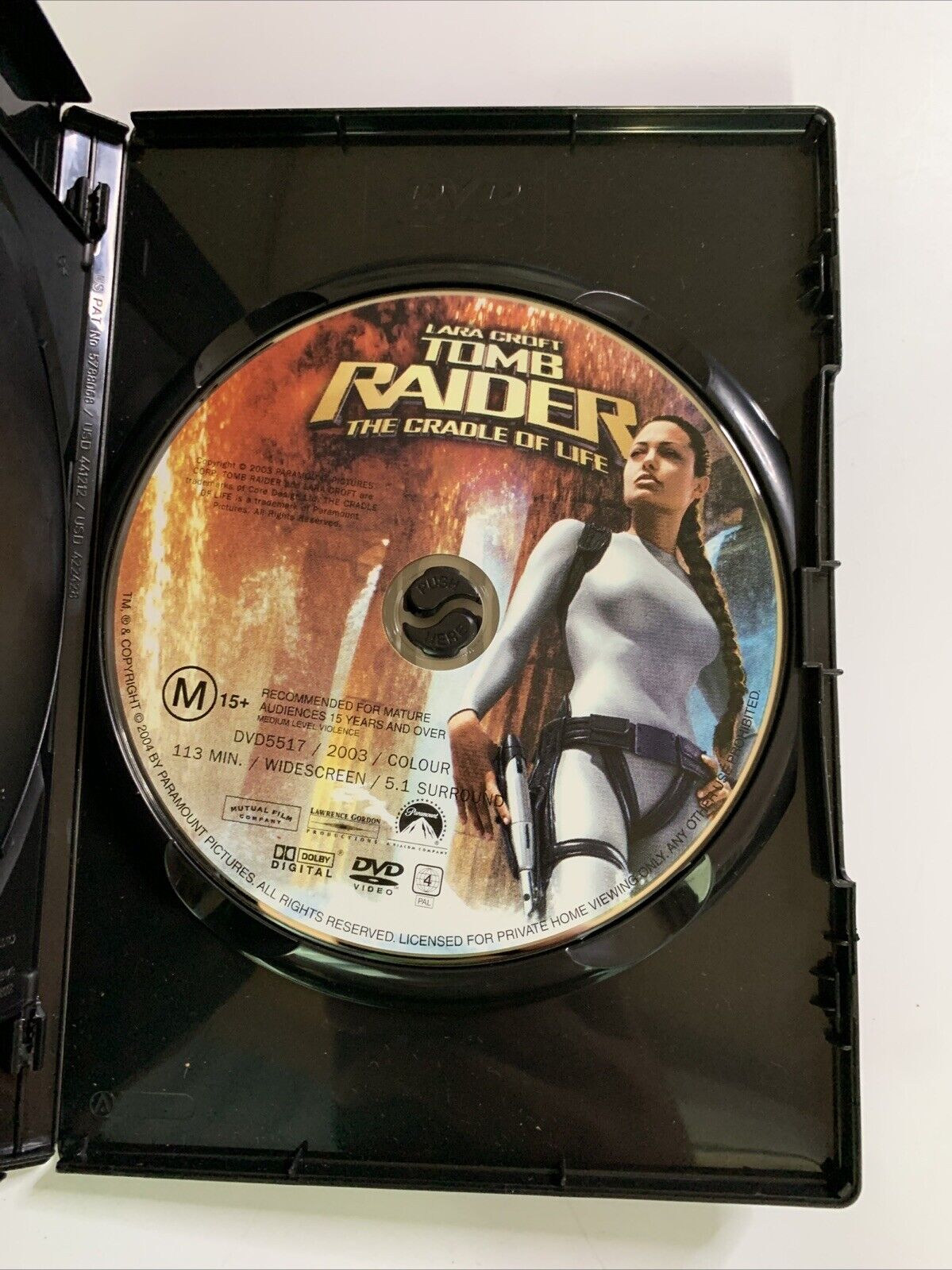 The Tomb Raider Collection (DVD, 2001, 2-Disc Set) Angelina Jolie Region 4