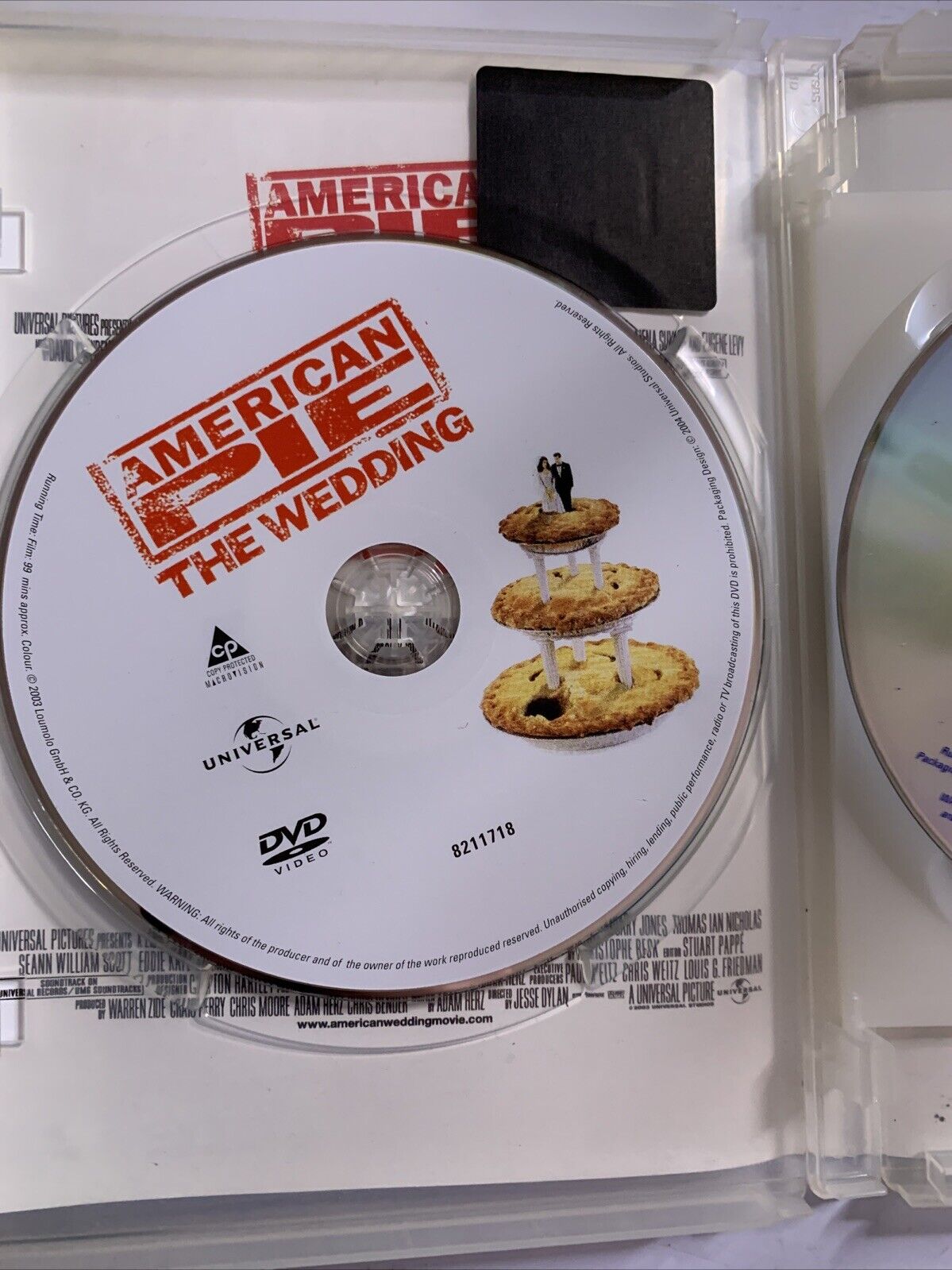American Pie / American Pie 2 / American Pie The Wedding (DVD, 1999) Region 4