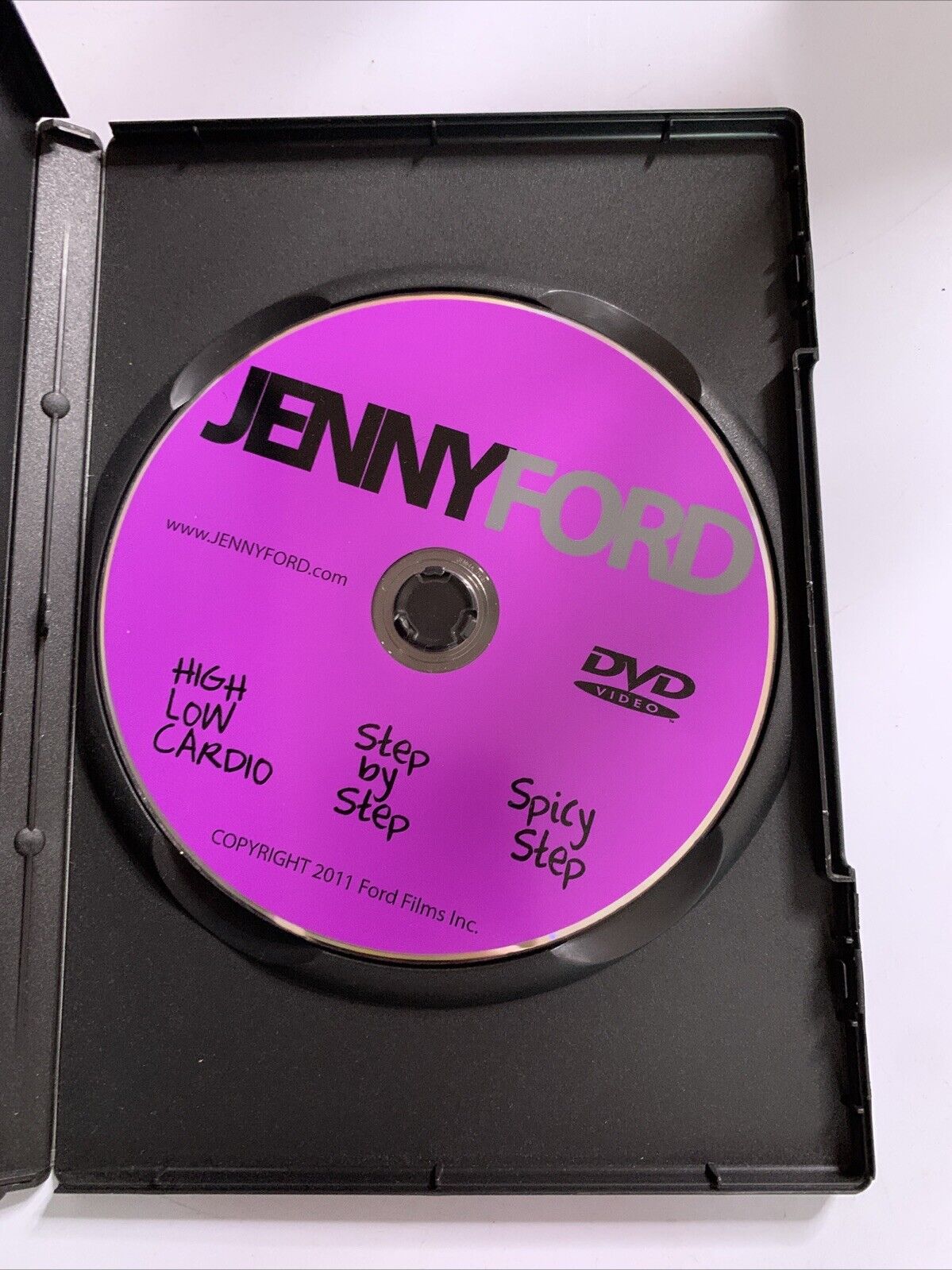 Jenny Ford 3 Fabulous Workouts : High Low Cardio, Step by Step, Spicy (DVD)