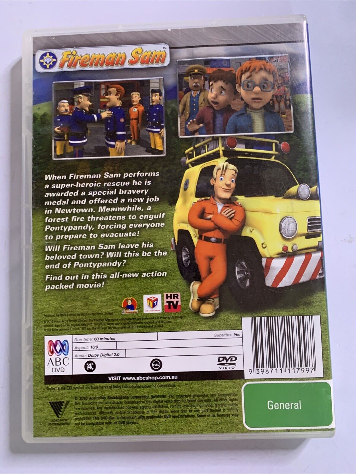 Fireman Sam The Great Fire of Pontypandy : The Movie (DVD, 2009) Region 4