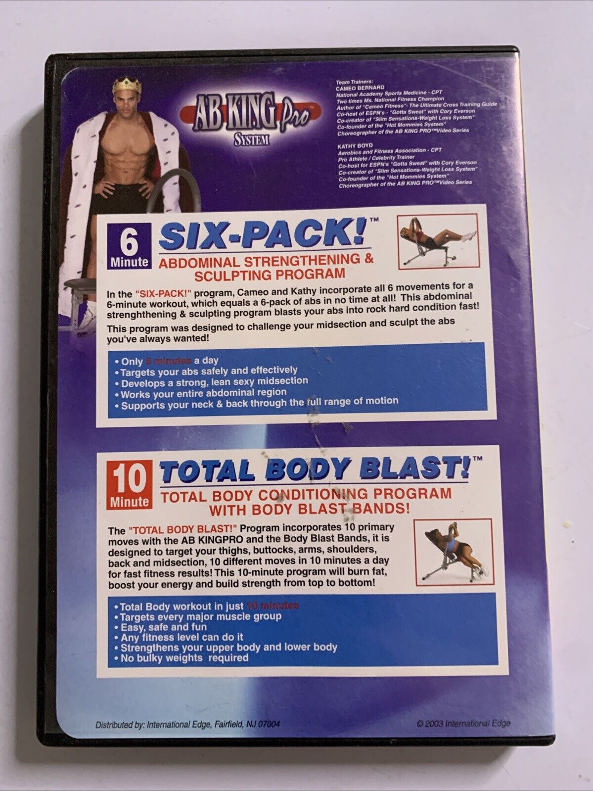 Ab King Pro Six-Pack + Total Body Blast (DVD) All Regions