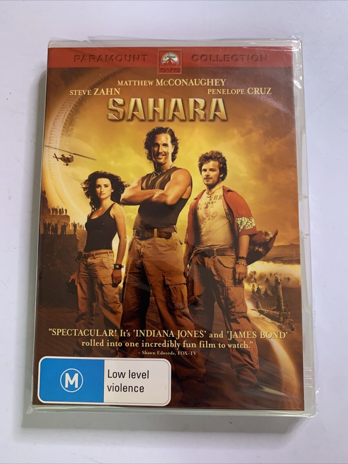 Sahara (DVD, 2005) Matthew McConaughey, Steve Zahn, Penelope Cruz Region 4 NEW