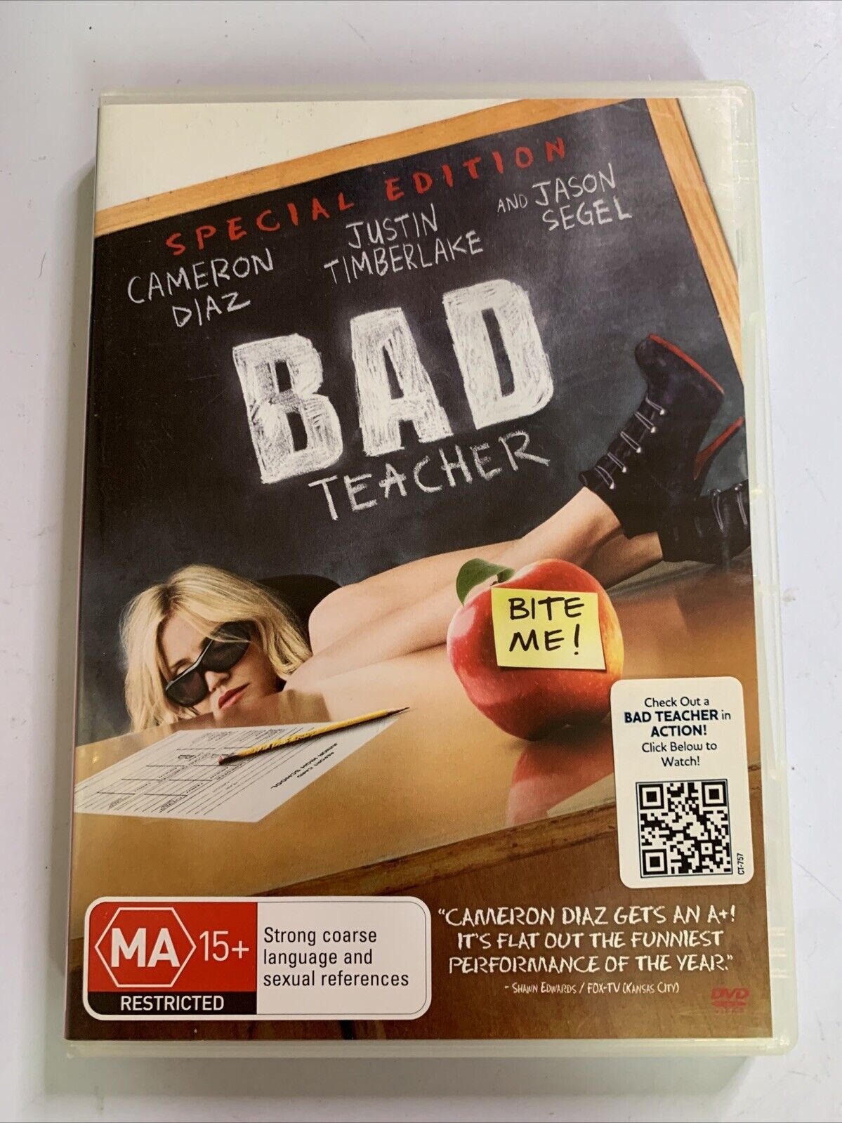 Bad Teacher (DVD, 2011) Cameron Diaz, Justin Timberlake Comedy Region 4