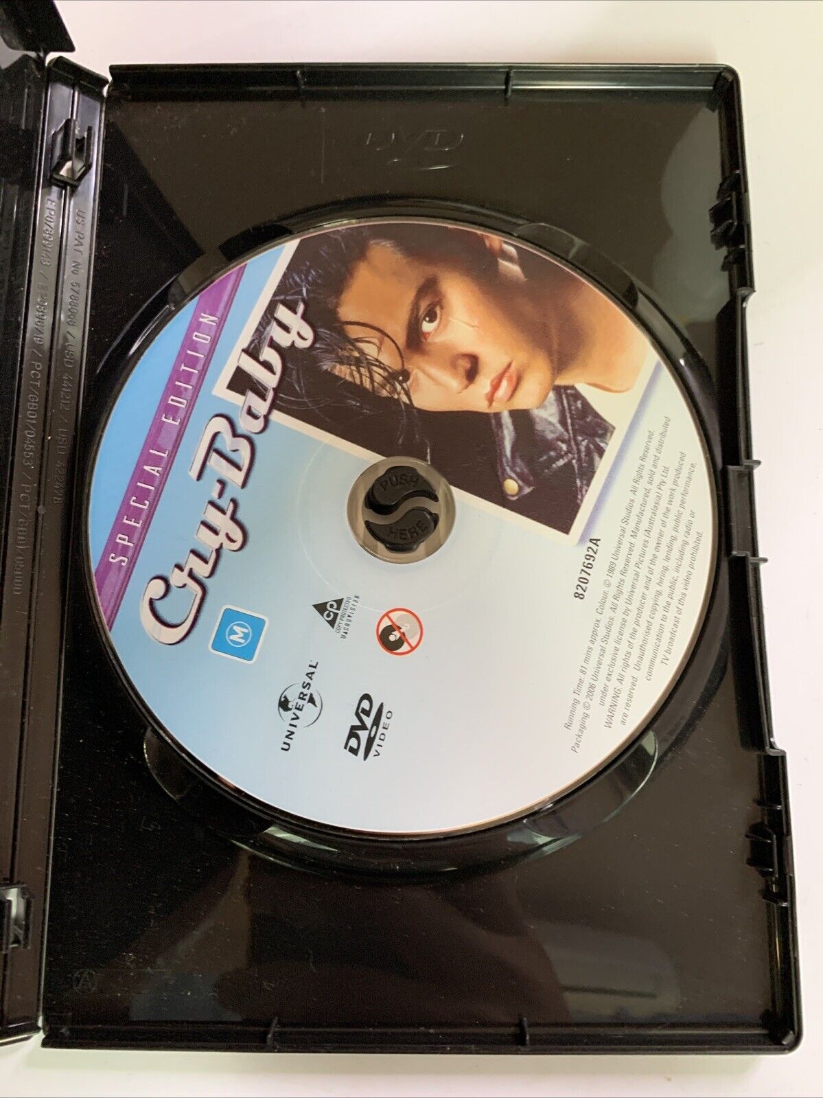 Cry Baby (Special Edition, DVD, 1989) Johnny Depp Region 4 & 2