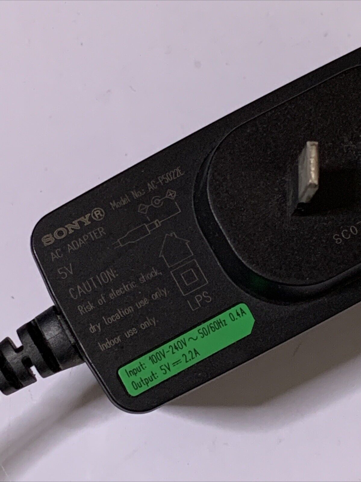 Genuine Sony 5V Power Supply AC-P5023E AC Adaptor 5v 2.2A