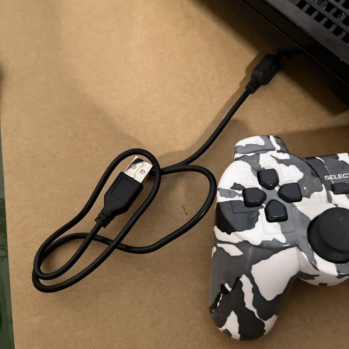 Sony PlayStation 3 FAT Console 40GB PS3 Black with Controller and Cables CECHJ02