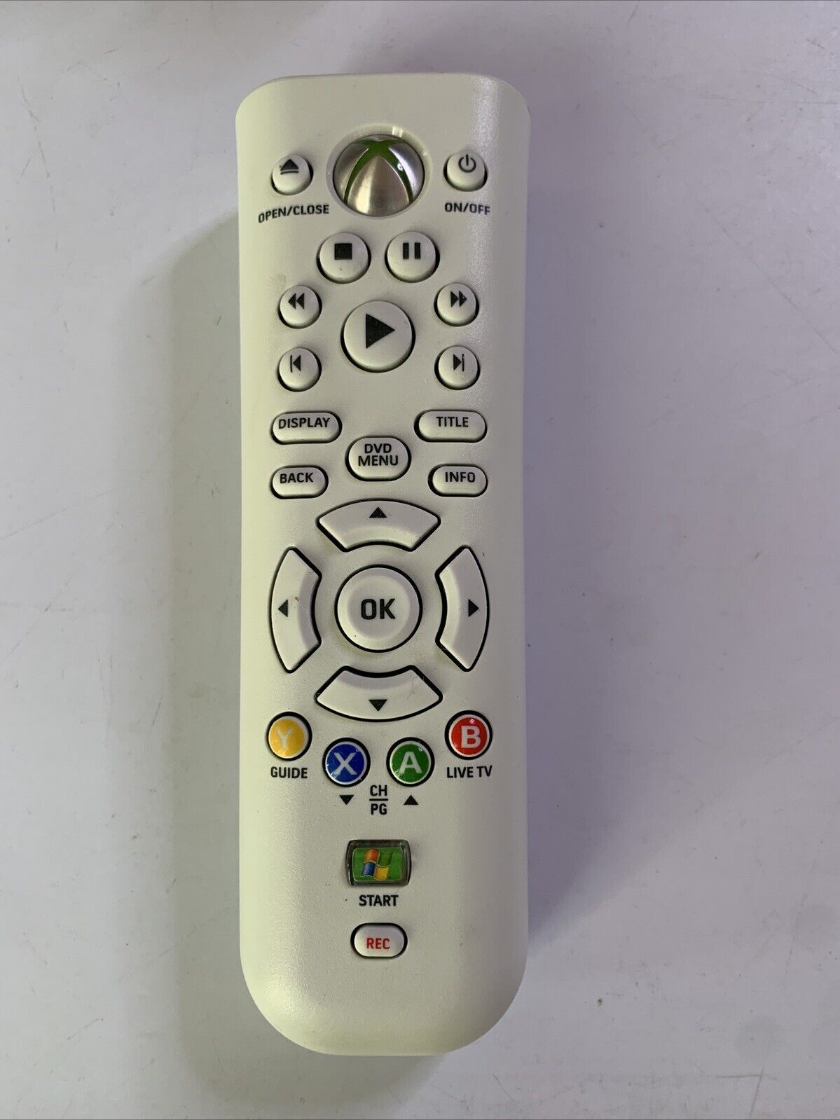 Official Genuine Microsoft Xbox 360 Media Remote Control X803260-002
