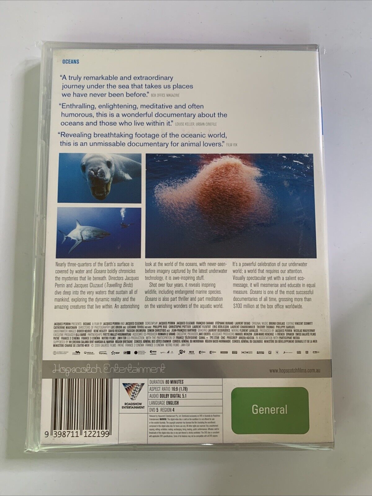 Oceans (DVD, 2009) Nature Documentary Region 4 NEW