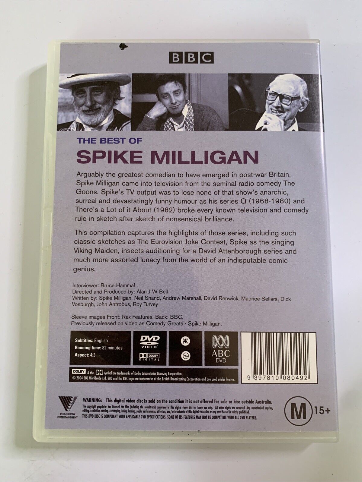 The Best of Spike Milligan (DVD, 1999) Region 4