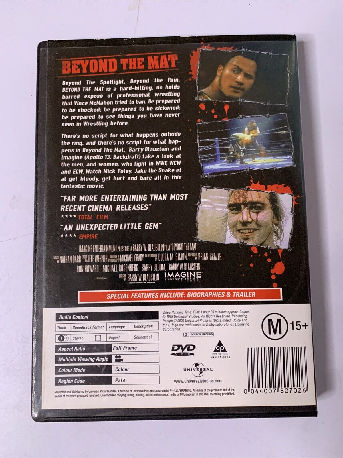 WWE Beyond the Mat Exposed (DVD, 2000) Region 4