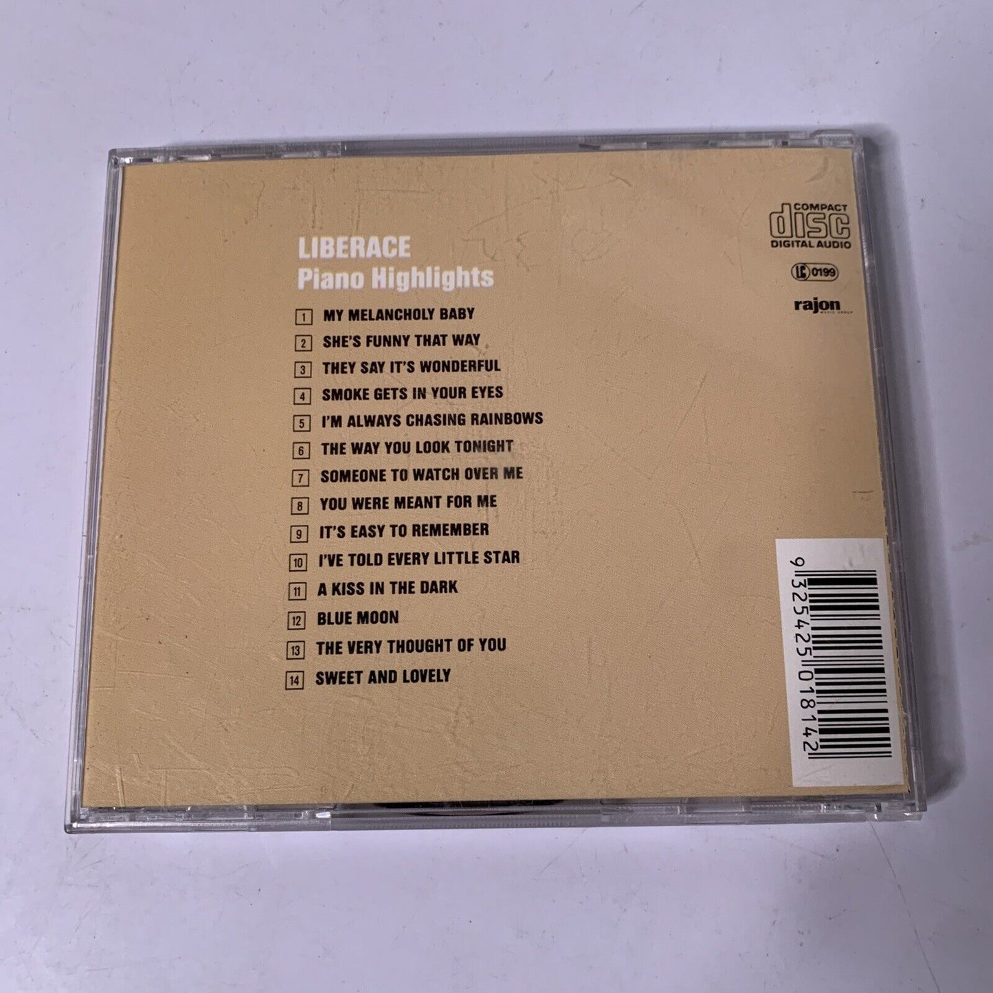 Piano Highlights by Liberace (CD, 1992) Album