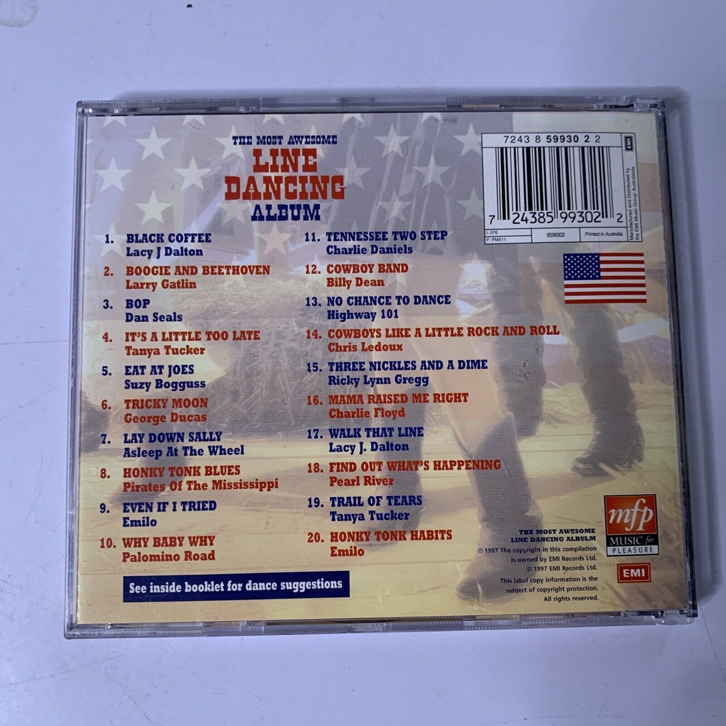 The Most Awesome Line Dancing Album (CD, 1997)
