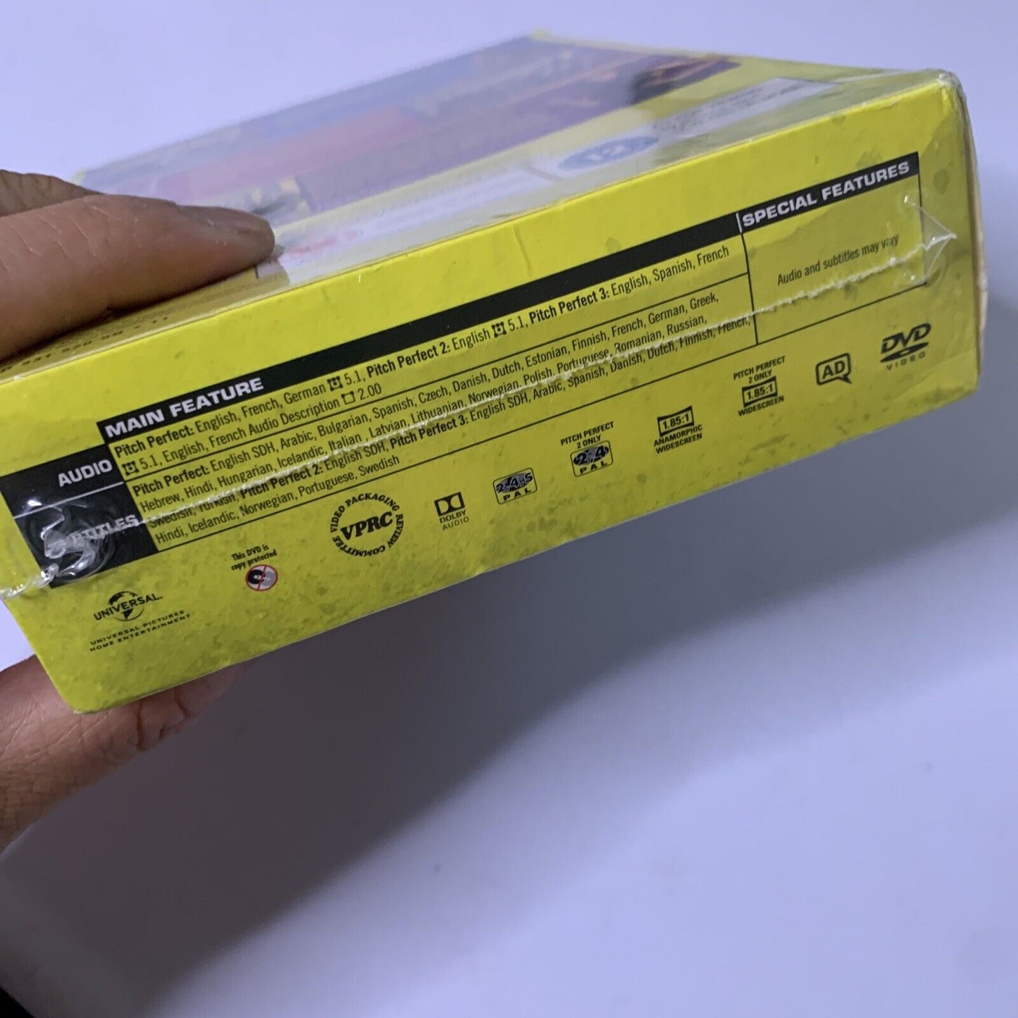 Pitch Perfect 1,2, 3 Movie Collection (DVD) Region 4 NEW Sealed