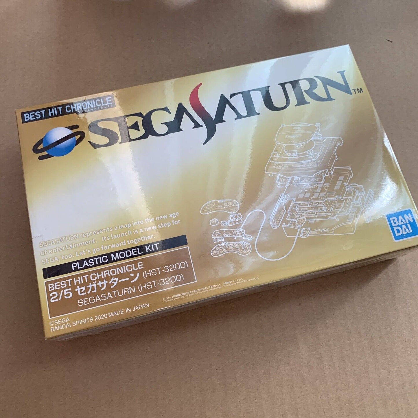 Sega Saturn HST-2300 Model Kit Best HIT Chronicle 2/5 Scale Bandai NEW Sealed