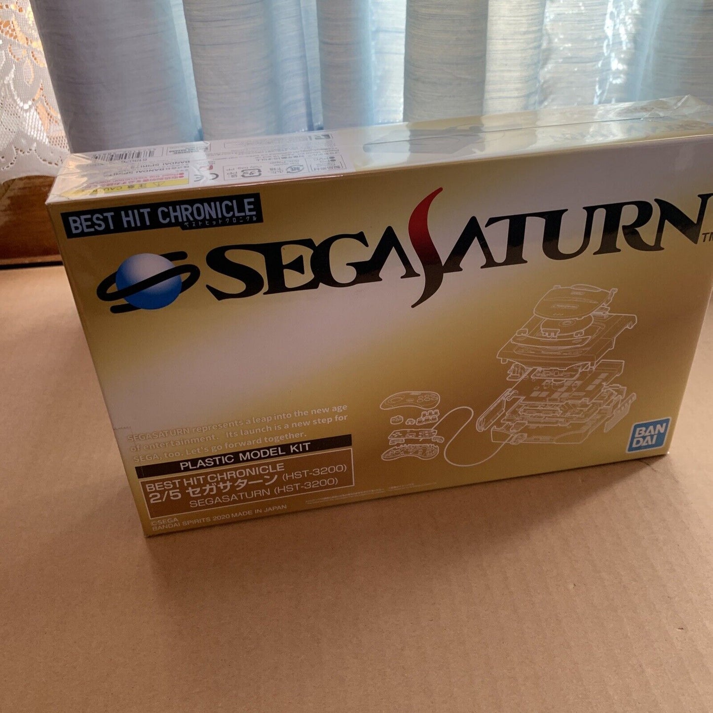 Sega Saturn HST-2300 Model Kit Best HIT Chronicle 2/5 Scale Bandai NEW Sealed