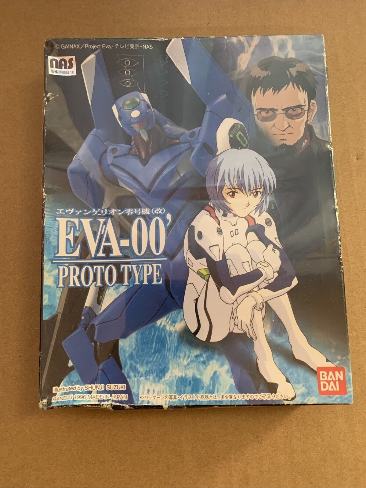 Rei Ayanami Blue EVA-00 ProtoType Bandai Evangelion 1996 Limited Model NEW