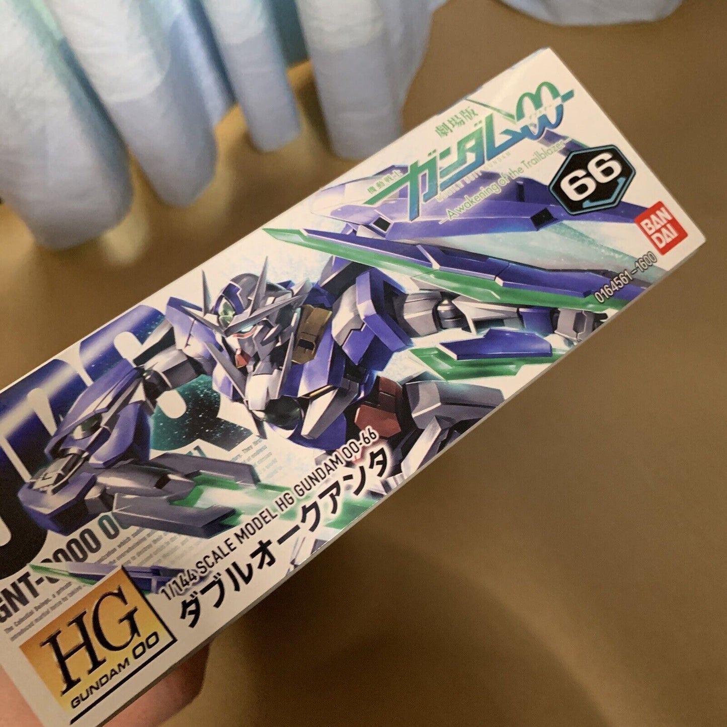 GNT-0000 Double O Quanta Mobile Suit Gundam 00 HG 1/144 Bandai Gunpla 2010 NEW