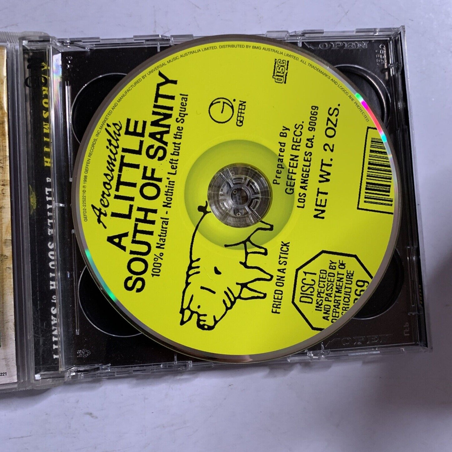 Little South of Sanity by Aerosmith (CD, 1998, 2-Disc Set) Album