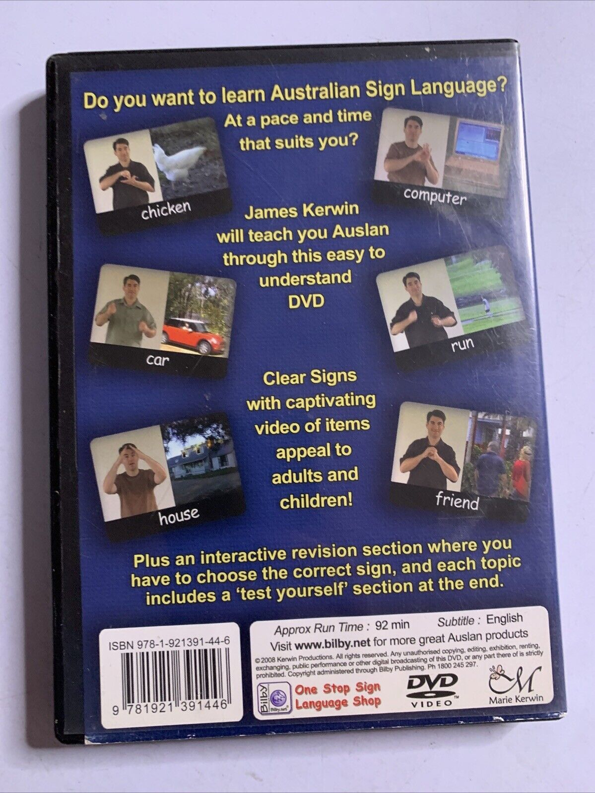 A Time To Sign : The Easy Way To Learn Sign DVD AUSLAN For Beginners All Region