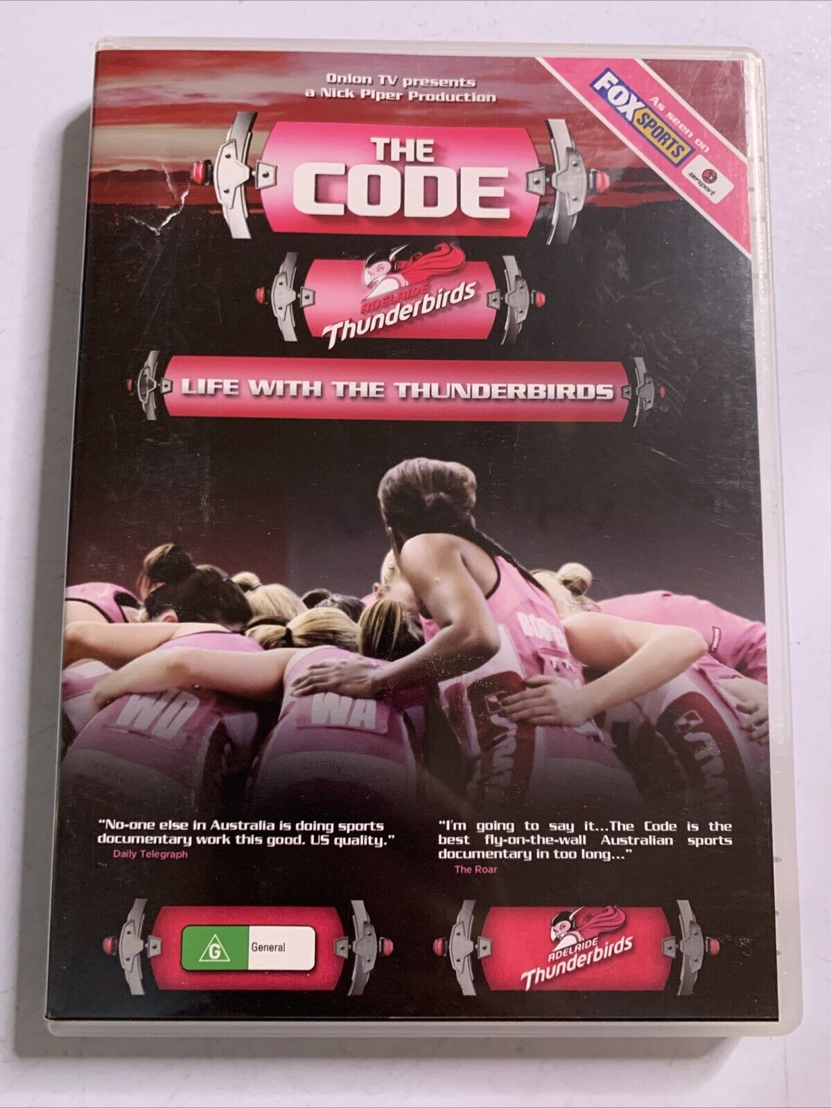 The Code : Life With The Thunderbirds (DVD) with Stickers Netball All Regions