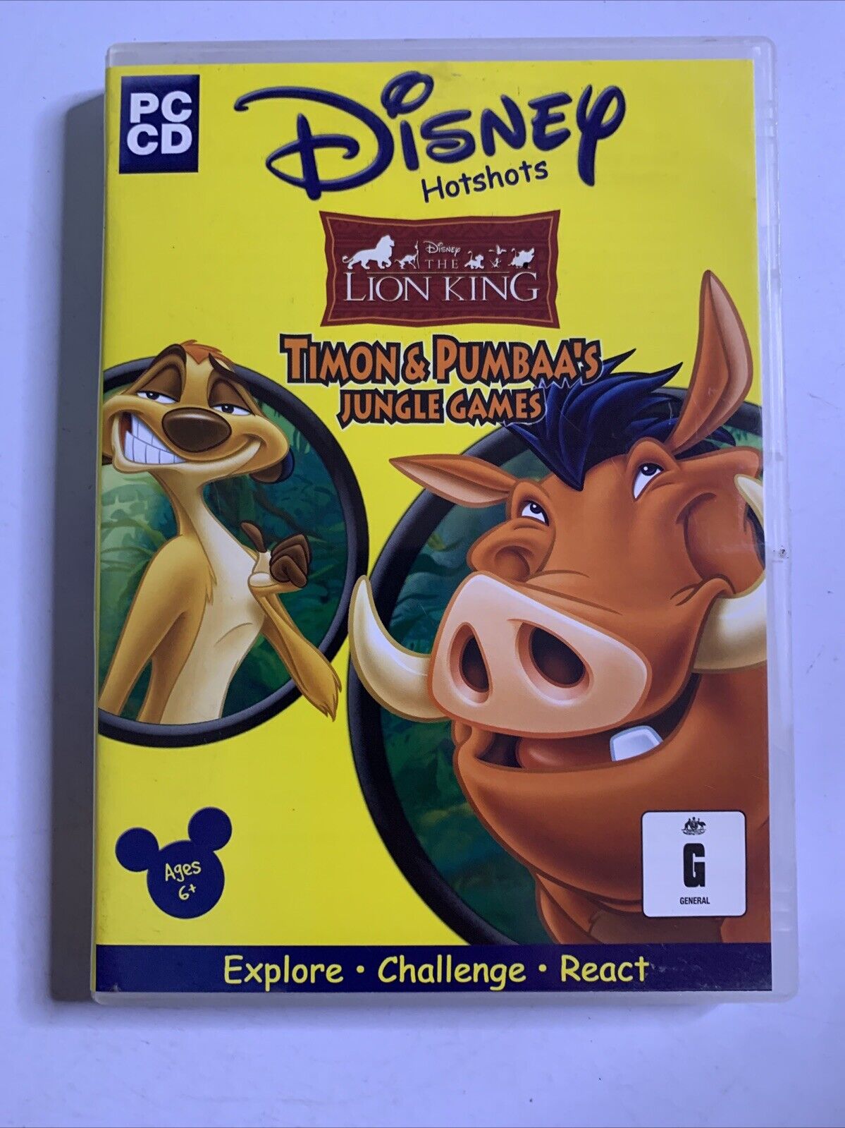 The Lion King Timon & Pumbaa's Jungle Games PC Windows CD-ROM Game