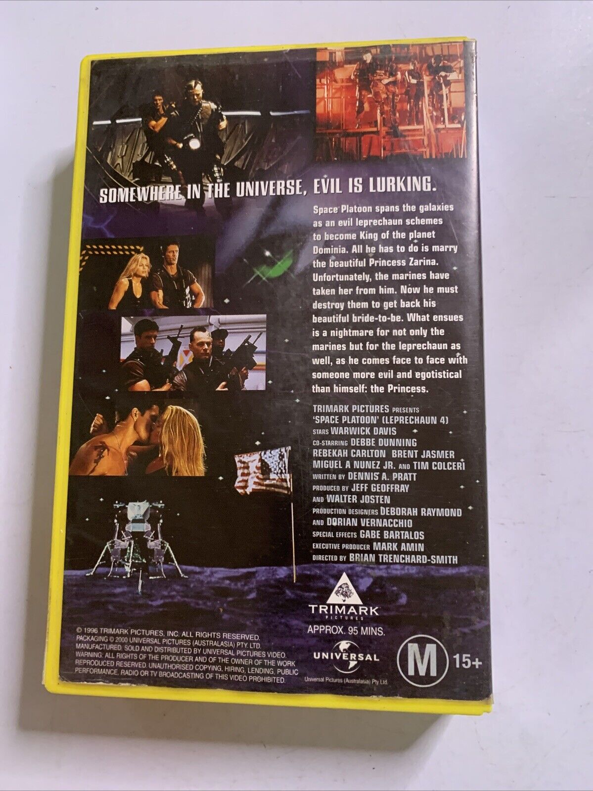Space Platoon (VHS, 1996) PAL Warwick Davis, Brent Jasmer, Jessica Collins