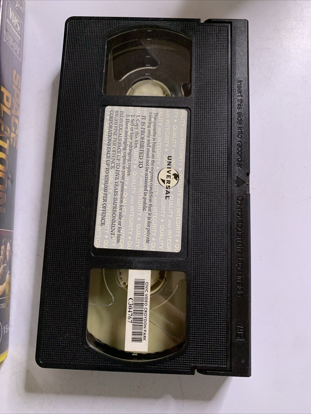 Space Platoon (VHS, 1996) PAL Warwick Davis, Brent Jasmer, Jessica Collins