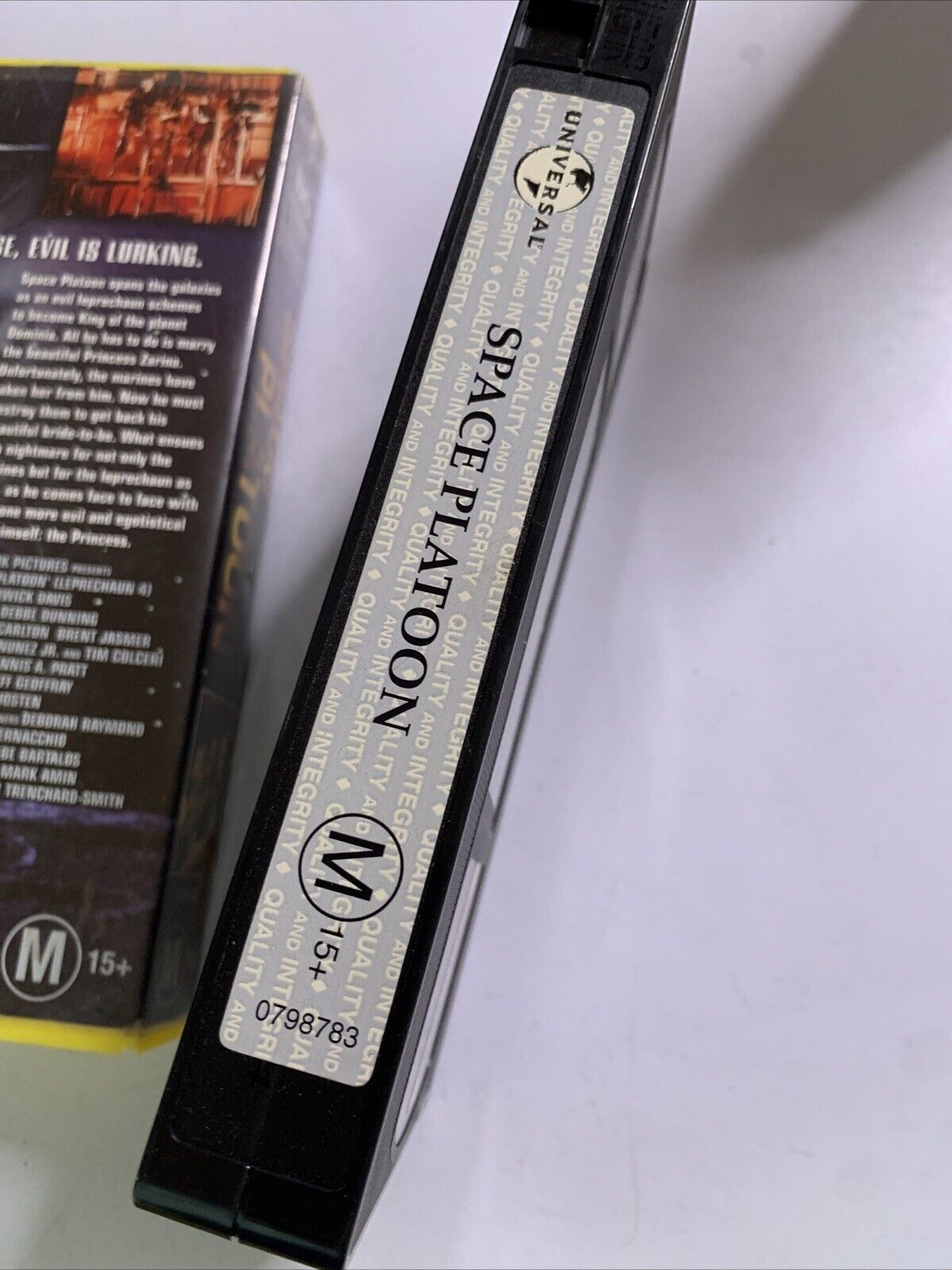 Space Platoon (VHS, 1996) PAL Warwick Davis, Brent Jasmer, Jessica Collins