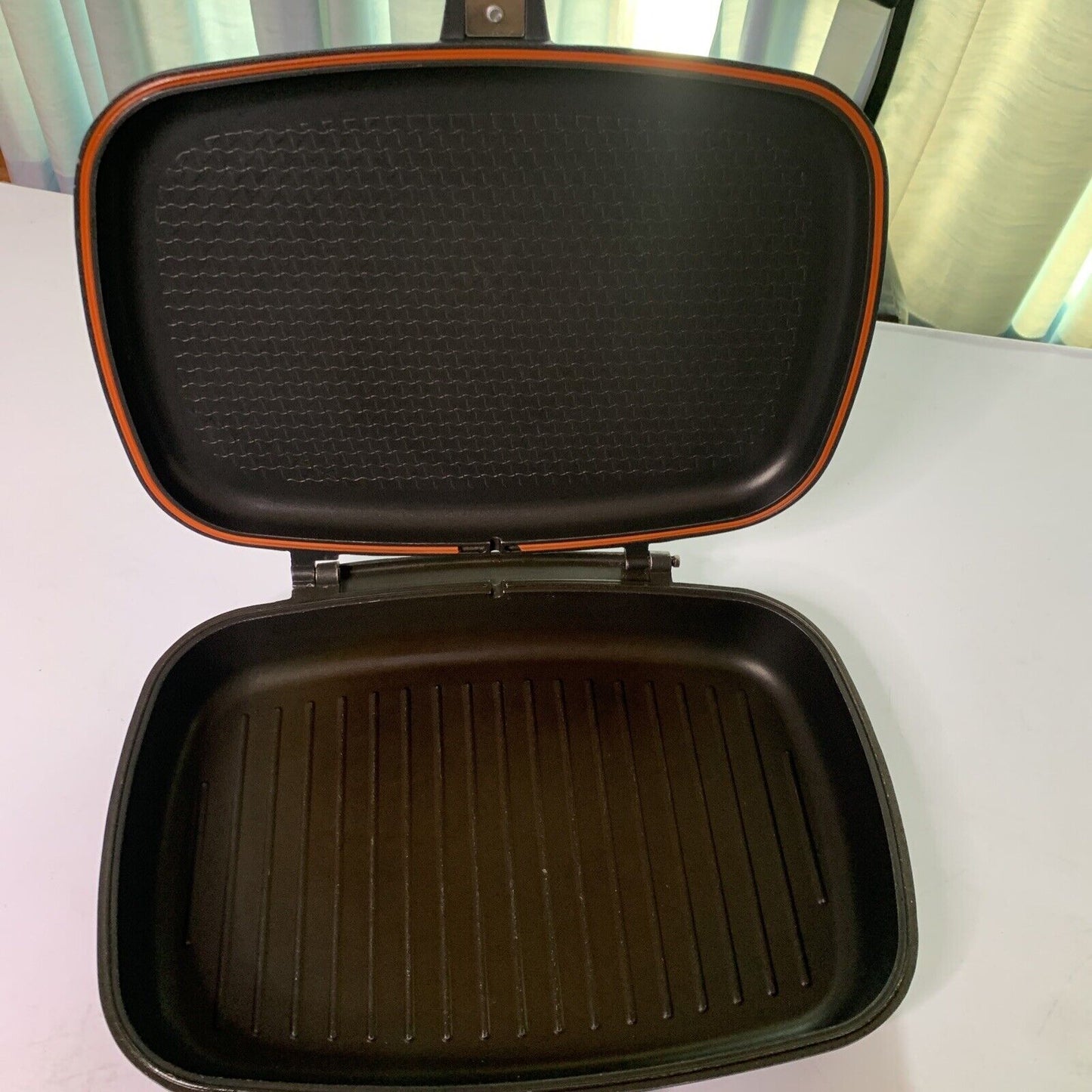 Dessini Aluminium Die Cast Double Sided 2 Grill Pan Made in Italy