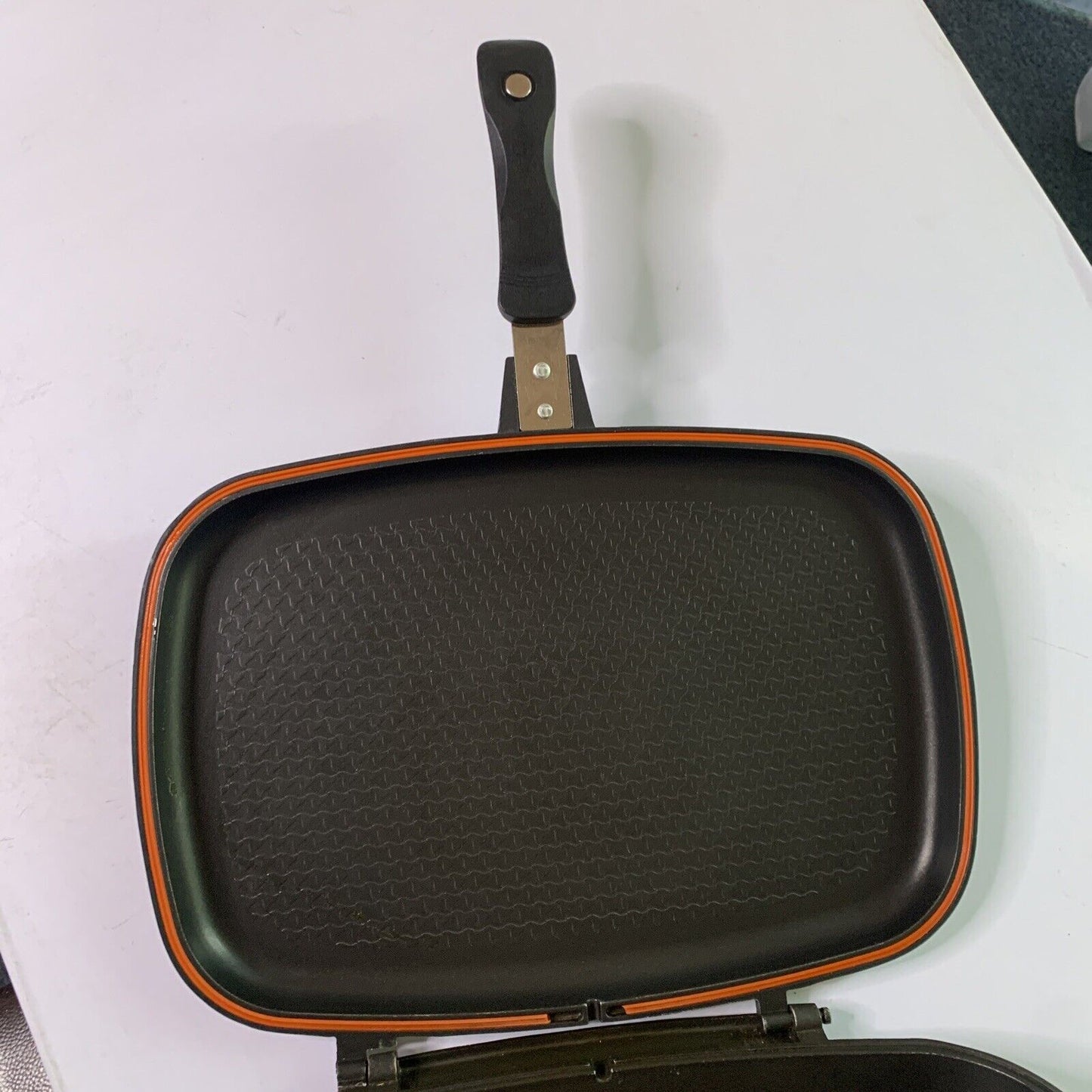 Dessini Aluminium Die Cast Double Sided 2 Grill Pan Made in Italy