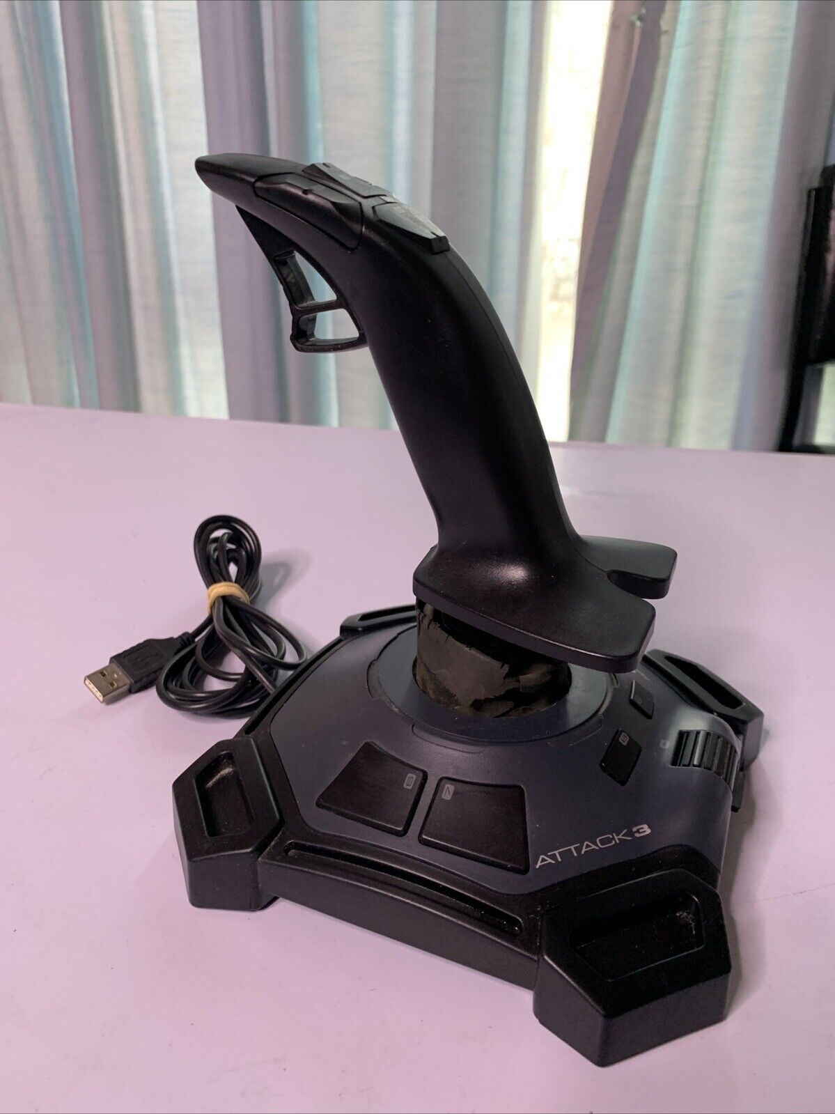 Logitech Attack 3 ATK3 J-UJ18 Joystick Gaming Flight Simulator Controller USB PC